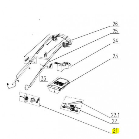 Kit fixation support de guidon OKAY MAXI MEB1842M