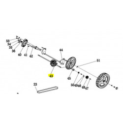 Boitier de traction Lawnmaster MP53S4