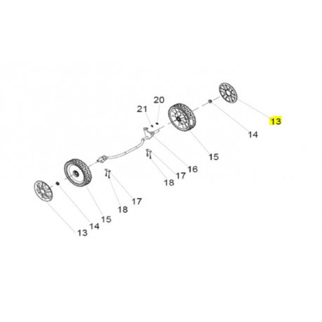Enjoliveur de roue Greatland CL TO 99T 40 SP Enjoliveur de roue Greatland CL TO 99T 40 SP