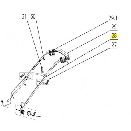 Guidon inférieur Gardif CL111006143 Guidon inférieur Gardif CL111006143