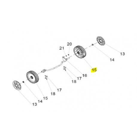 Roue avant Greatland CL TO 99T 40 SP Roue avant Greatland CL TO 99T 40 SP