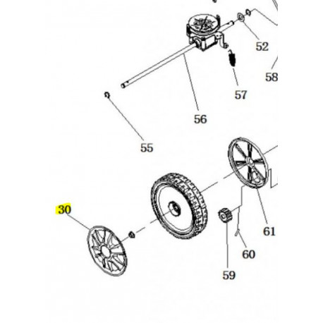 Enjoliveur de roue Gardif CLT31101604007 Enjoliveur de roue Gardif CLT31101604007