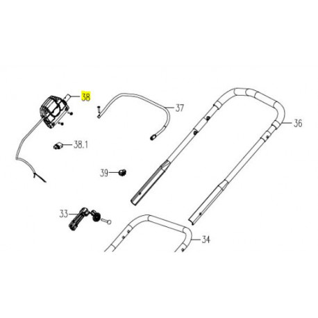 Interrupteur tondeuse Lawnmaster CLMF33641