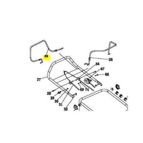 Levier de traction Gardif CLD21070322 Levier de traction Gardif CLD21070322
