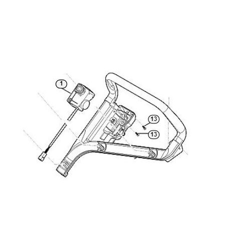 Bouton arrêt homme mort RMA 339 C