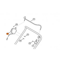 Boitier arrêt pour tondeuse Stihl RMA 443