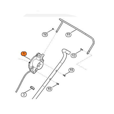 Boitier electrique pour tondeuse Stihl RME 235