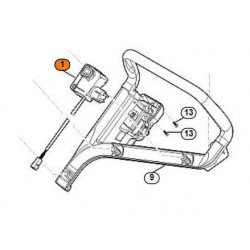 Boitier de démarrage tondeuse à gazon Stihl RME 339 C