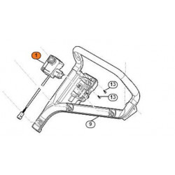 Boitier de démarrage pour tondeuse Stihl RME 443 C
