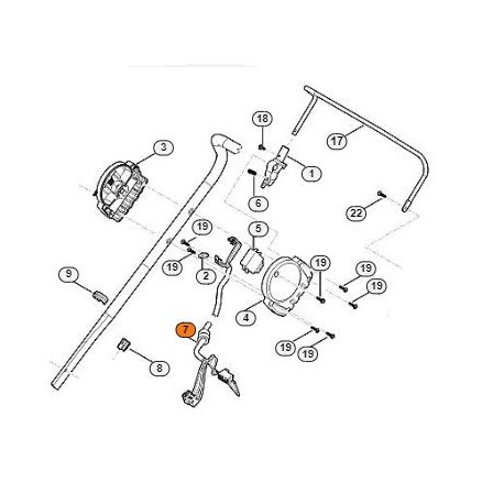 Cable de traction pour tondeuse Stihl RMA 235