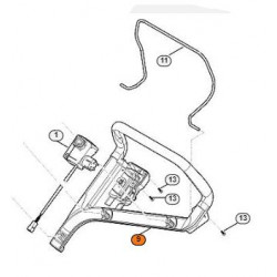 Brancard supérieur tondeuse Stihl Viking 6338-763-5010