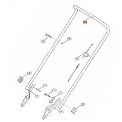 Guidon pour tondeuse Stihl RM 248 et RM 253