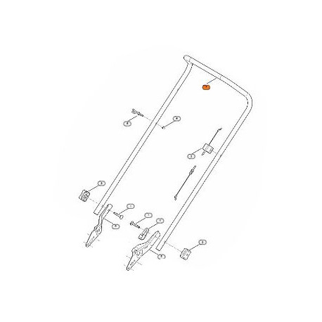 Guidon pour tondeuse Stihl RM 248 et RM 253