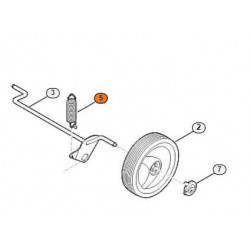Ressort de tension tondeuse Stihl RMA 339, RMA 370, RME 339