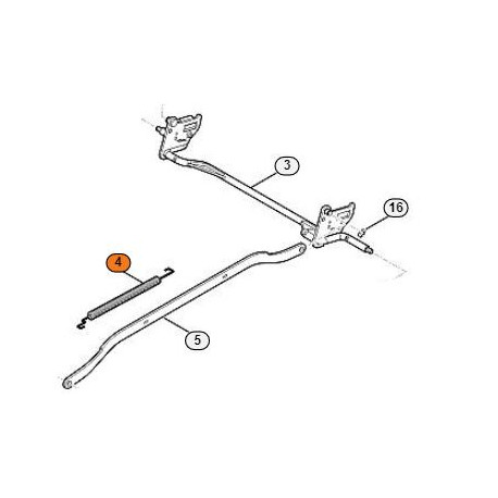 Ressort Stihl Viking 6383-703-5100 Ressort Stihl Viking 6383-703-5100