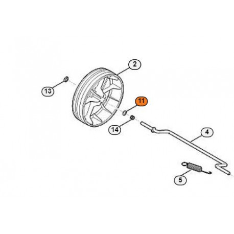 Rondelle de roue Stihl 6311-708-3900 Rondelle de roue Stihl 6311-708-3900