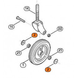 Rondelle de roue Stihl 6392-702-2205