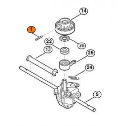 Goupille pour poulie de traction Stihl 9380-620-2730 Goupille pour poulie de traction Stihl 9380-620-2730