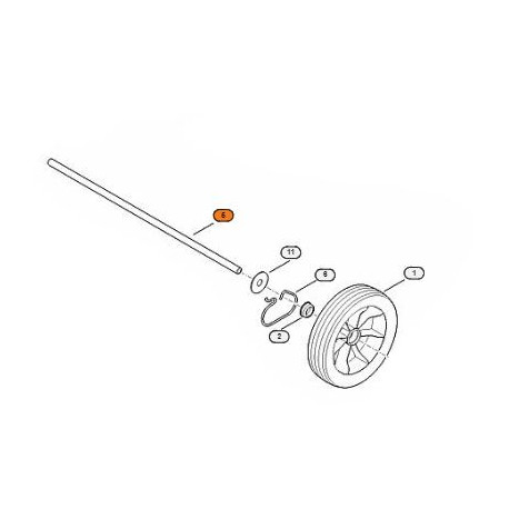 Barre de roue tondeuse Stihl RM 2 et Viking MB 2 Barre de roue tondeuse Stihl RM 2 et Viking MB 2