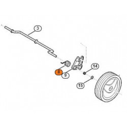 Ressort de roue avant tondeuse Stihl Viking série 235