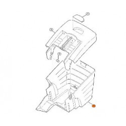 Bac de ramassage inférieur tondeuse Stihl Viking série 339