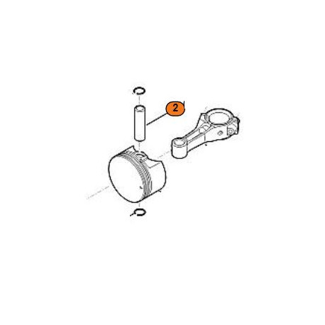 Axe de piston moteur Stihl EVC 200