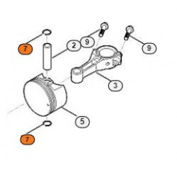 Clips d'axe de piston Stihl EVC 200