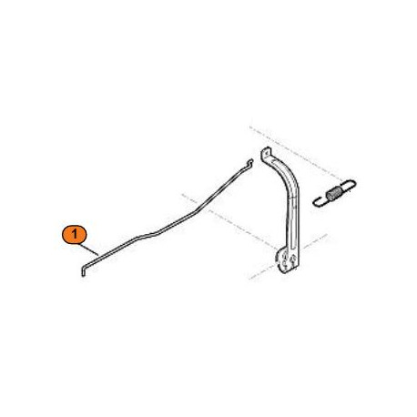 Levier de régulateur Stihl EVC 200 Levier de régulateur Stihl EVC 200