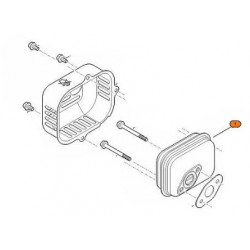 Silencieux pour Stihl EVC 200.1 et EVC 200.2