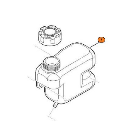 Réservoir essence pour moteur Stihl EVC 200