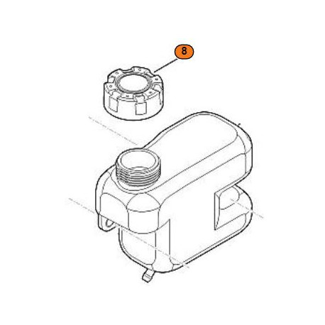 Bouchon de réservoir Stihl EVC 200 Bouchon de réservoir Stihl EVC 200