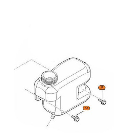 Vis de réservoir pour tondeuse à moteur Stihl Vis de réservoir pour tondeuse à moteur Stihl