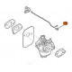 Support de levier de regulateur Stihl EVC 200