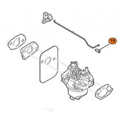 Support de levier de regulateur Stihl EVC 200 Support de levier de regulateur Stihl EVC 200