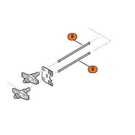 Tige poussoir de soupape Stihl EVC 200