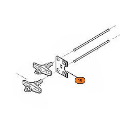 Plaque guide soupape Stihl EVC 200