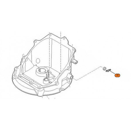 Goupille de regulateur Stihl EVC 200 Goupille de regulateur Stihl EVC 200