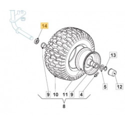 Roulement de roue GGP 125160094/0