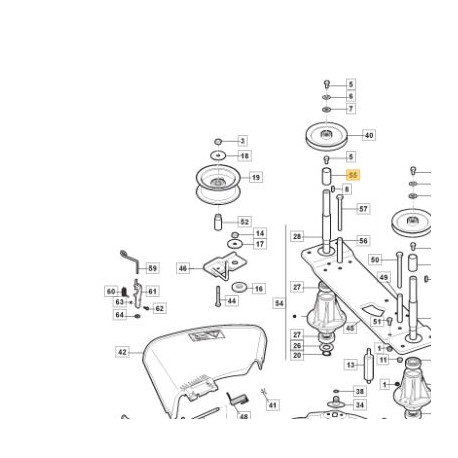 Entretoise GGP 125160098/0