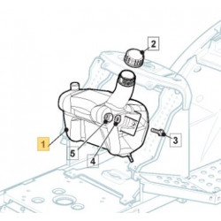Réservoir GGP 325735133/0 pour tracteur tondeuse Réservoir GGP 325735133/0 pour tracteur tondeuse