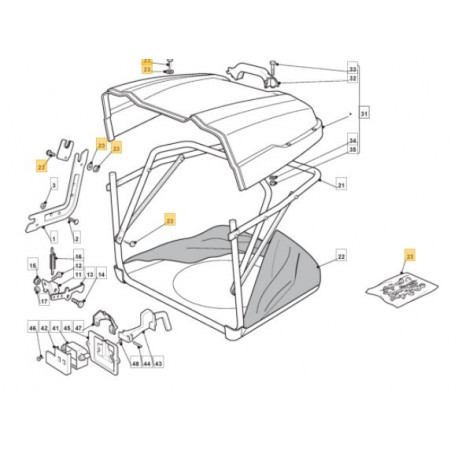 Kit visserie GGP 382180120/0 Kit visserie GGP 382180120/0