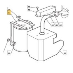 Silencieux GGP 382750006/2 pour rider 72 cm