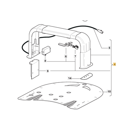 Base de recharge pour robot de tonte Stiga Autoclip 720 S