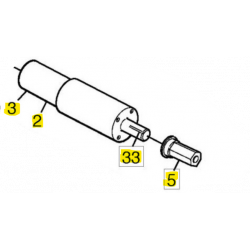 Moteur de roue pour robot de tonte Stiga Autoclip 524, 527 et 720