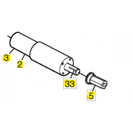 Moteur de roue pour robot de tonte Stiga Autoclip 524, 527 et 720