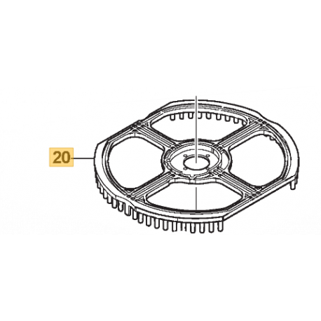 Disque de lame robot Alpina AR2 600/1200, Stiga Autoclip 125/127 et 325/328 Disque de lame robot Alpina AR2 600/1200, Stiga Autoclip 125/127 et 325/328