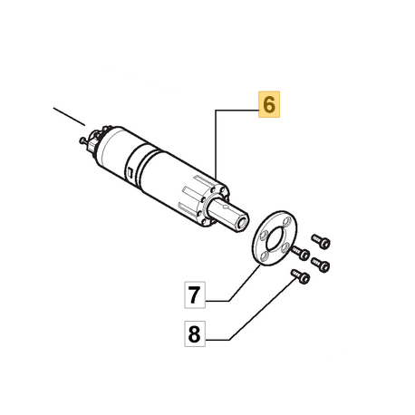 Moteur de roue pour robot de tonte Stiga Autoclip 328 S