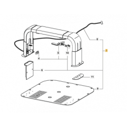 Station de charge pour robot de pelouse Stiga Autoclip 520 et 523 Station de charge pour robot de pelouse Stiga Autoclip 520 et 523