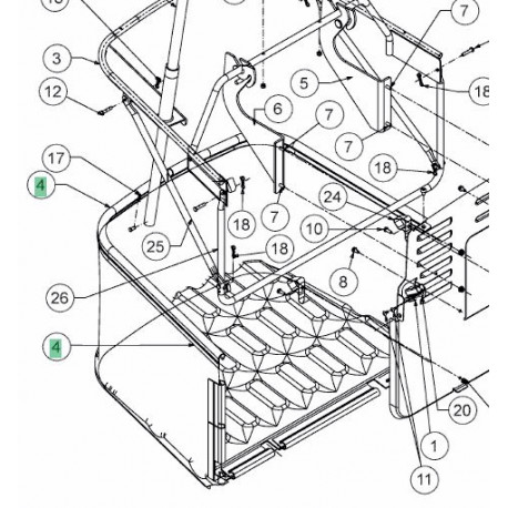 Toile de bac pour tracteur Inventiv 664-05421