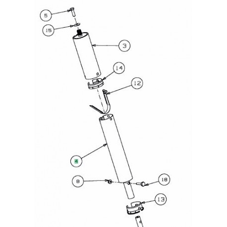 Manchon de colonne de tracteur MTD 683-04762